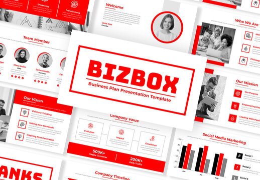 Business Plan Presentation Design
