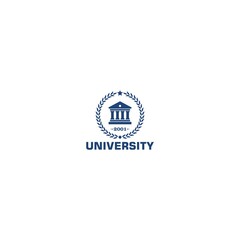 University college school logo template. College logo design 