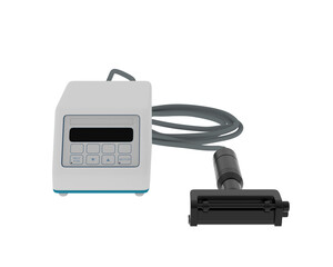 Skin graft dermatome isolated on transparent background. 3d rendering - illustration