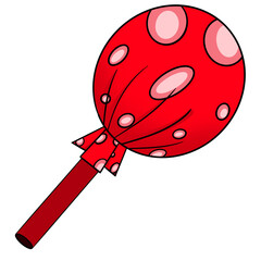 Vector png red lollipop candy halloween trick or treat drawing
