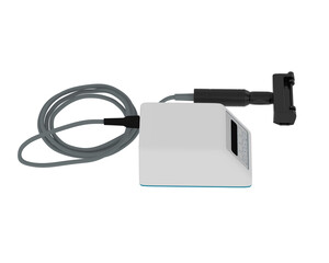 Skin graft dermatome isolated on transparent background. 3d rendering - illustration