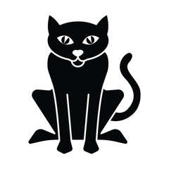 Cat icon vector on trendy design