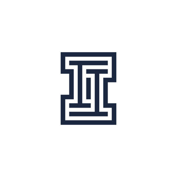 Letter II or Double I logo