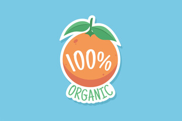 Obraz premium illustration of an orange fruit