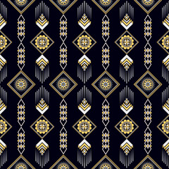 Geometric ethnic pattern seamless flower color. seamless pattern. Design for fabric,curtain,background,carpet,wallpaper,clothing,wrapping,Batik,mandalas,fabric,Vector illustration. pattern style.