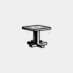 chair icon. vector illustration isolated on white
