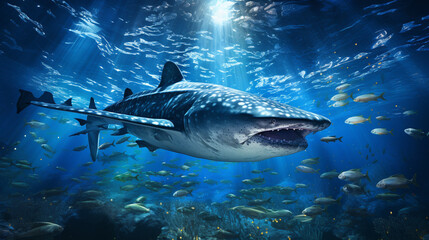 shark in sea wallpaper