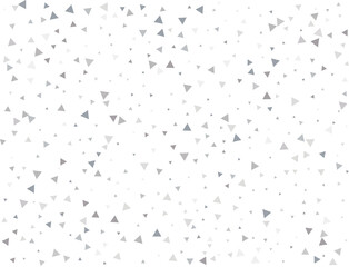 Christmas Silver Triangular Confetti