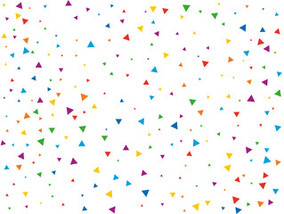 Fairy Rainbow Triangular Confetti