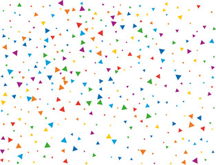Fairy Rainbow Triangular Confetti