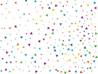 Fairy Rainbow Triangular Confetti