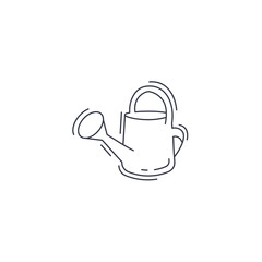 Obraz premium Watering can icon. watering can thin line icon.