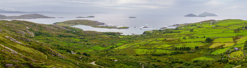 Deenish and Scarif islands, Derrynane coast, County Kerry, Ireland, United Kingdom