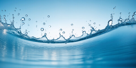 water bubbles splash background