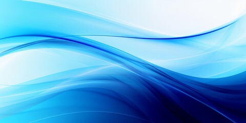 abstract blue background, Generative AI