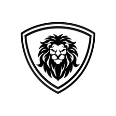 Obraz premium Lion Head Logo Design Template