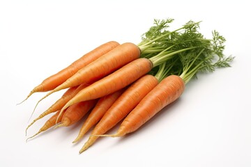 Carrot photo realistic illustration - Generative AI.