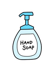 ハンドソープ　ブルー
