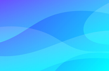 Blue Abstract fluid wave. Modern poster with gradient 3d flow shape