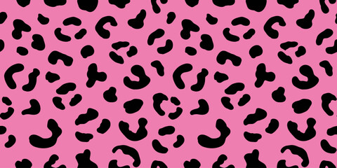 Pink Cheetah Seamless Pattern Leopard Background © Artrise Stocker