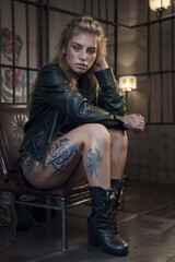 Hot bad girl in prison, jailed woman