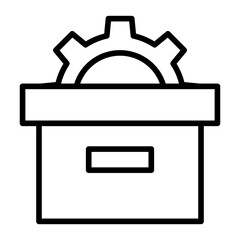 Outline Box Settings icon