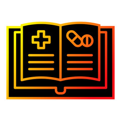 Obraz premium Medical Book Icon