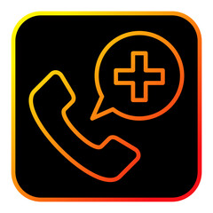 Fototapeta premium Call Log Icon