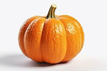 Pumpkin photo realistic illustration - Generative AI.