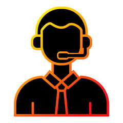 Call Center Agent Icon