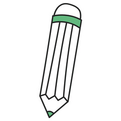Pencil minimalist illustration