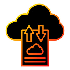 Cloud Uploading Icon