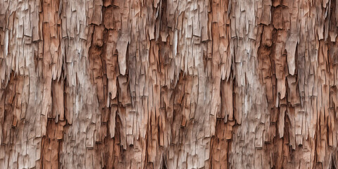 Obraz premium Close-up shot of a tree trunk with cracked and wrinkled wood texture in a seamless repeating pattern.