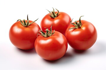 Tomatoes photo realistic illustration - Generative AI.