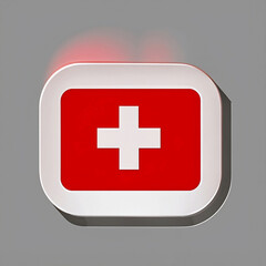 First Aid icon illustration , hospital emergency