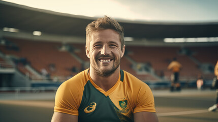 Man in a wheelchair plays sports