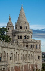 Beautiful view of Fishing bastion in Budapest. Fishing bastion in the city of Budapest. Capital of Hungary