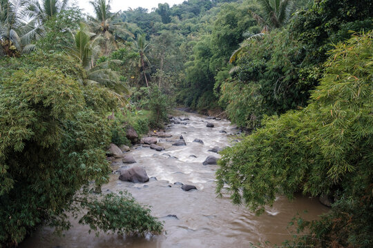 Kuningan West Java, the scenery is so beautiful and cool with lush trees that are still green 