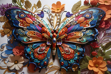 Spotted A Beautiful Butterfly Fluttering Around My Garden.Did you know butterflies, like this one, play a crucial role in pollinating flowers?