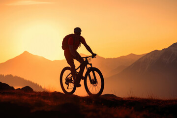 Alpine Morning Ride: Mountain Biker's Paradise