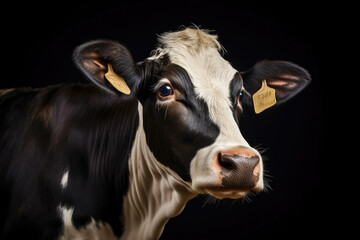 Mysterious Cow Close-Up