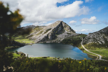 lake in the mountains