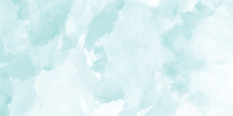 Abstract blue watercolor for background .Abstract art blue paint background 