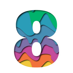 8 number alphabet