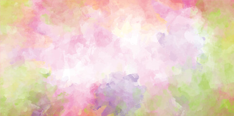 Abstract colorful watercolor for background.