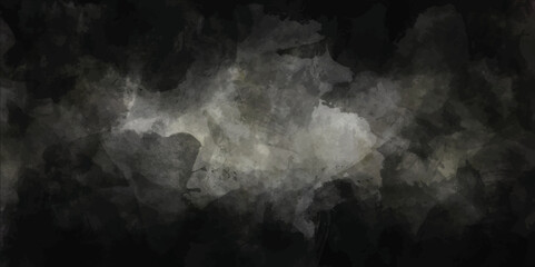 Black watercolor background for textures backgrounds and web banners design.  black and blue watercolor background.