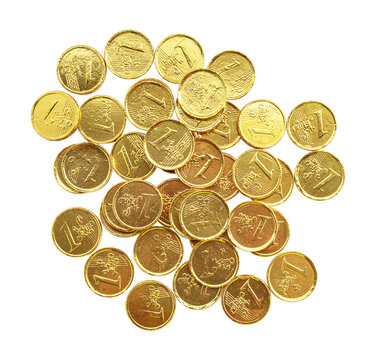 Many gold coin