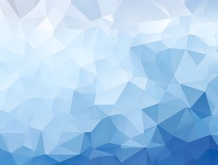 Aesthetic Blues: Monochromatic Polygonal Background in Style