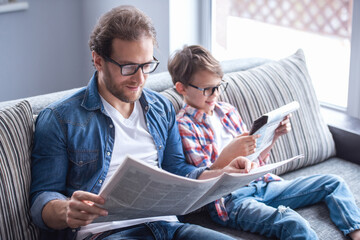 Father and son