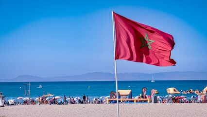 Plage de Tanger, Maroc